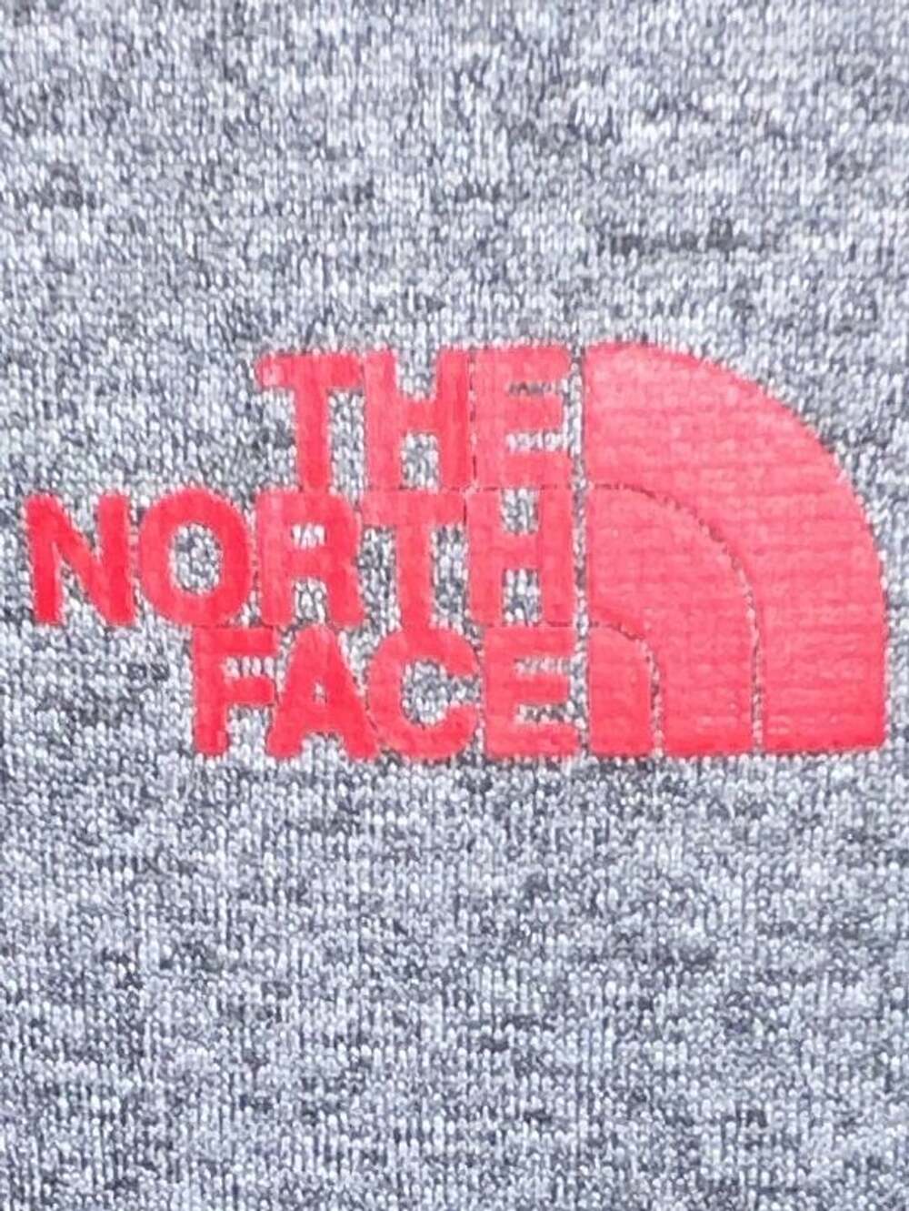The North Face Full Zip Hoodie Gray Red